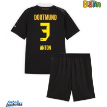 Borussia Dortmund Waldemar Anton #3 Bortedraktsett Barn 2026-27 Kortermet (+ Korte bukser)